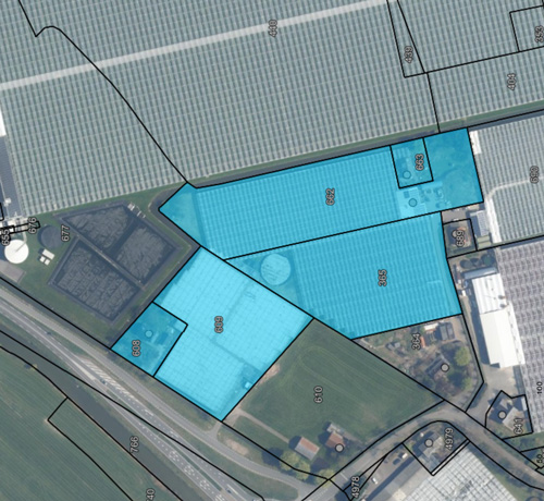 Luchtfoto Woudseweg De Lier